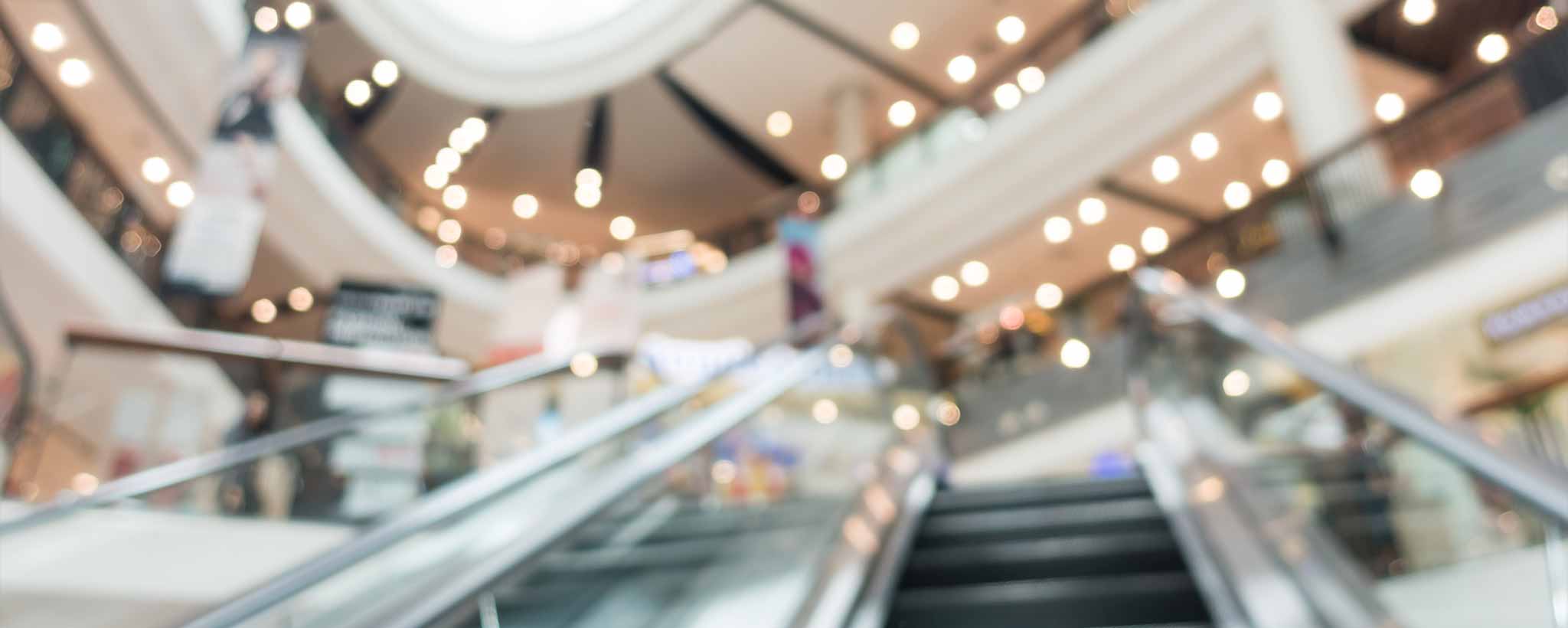 'Shopping mall escalators'