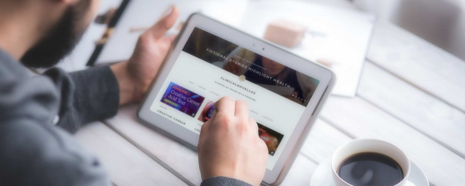 Browsing online novellas