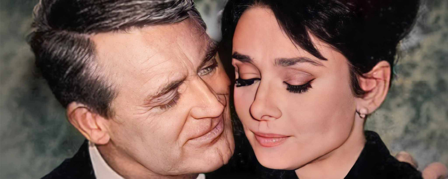 Cary Grant with Audrey Hepburn