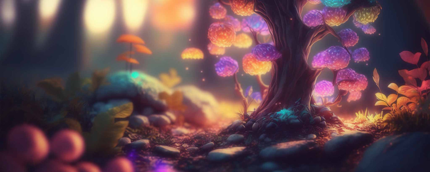 Colorful fantasy wonderland