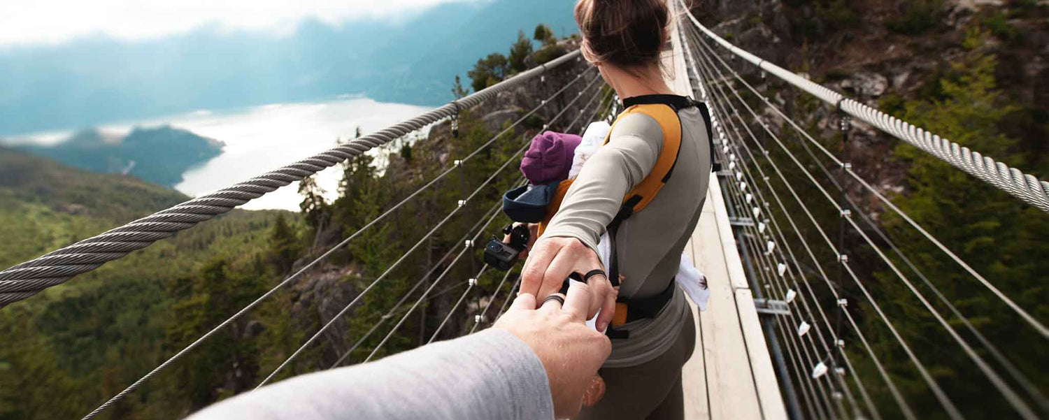 Following over bridge