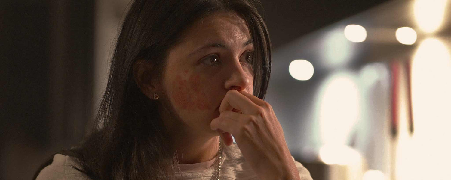 A worried female portrait.