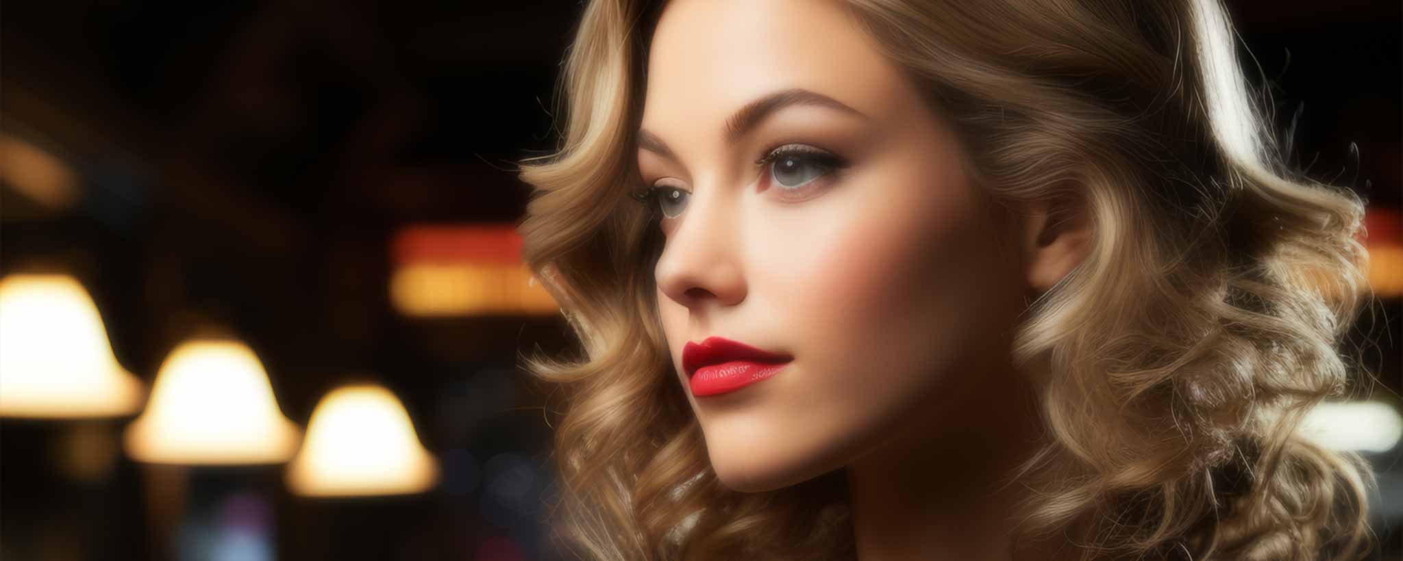 'A gorgeous blonde female portrait. (ai)'