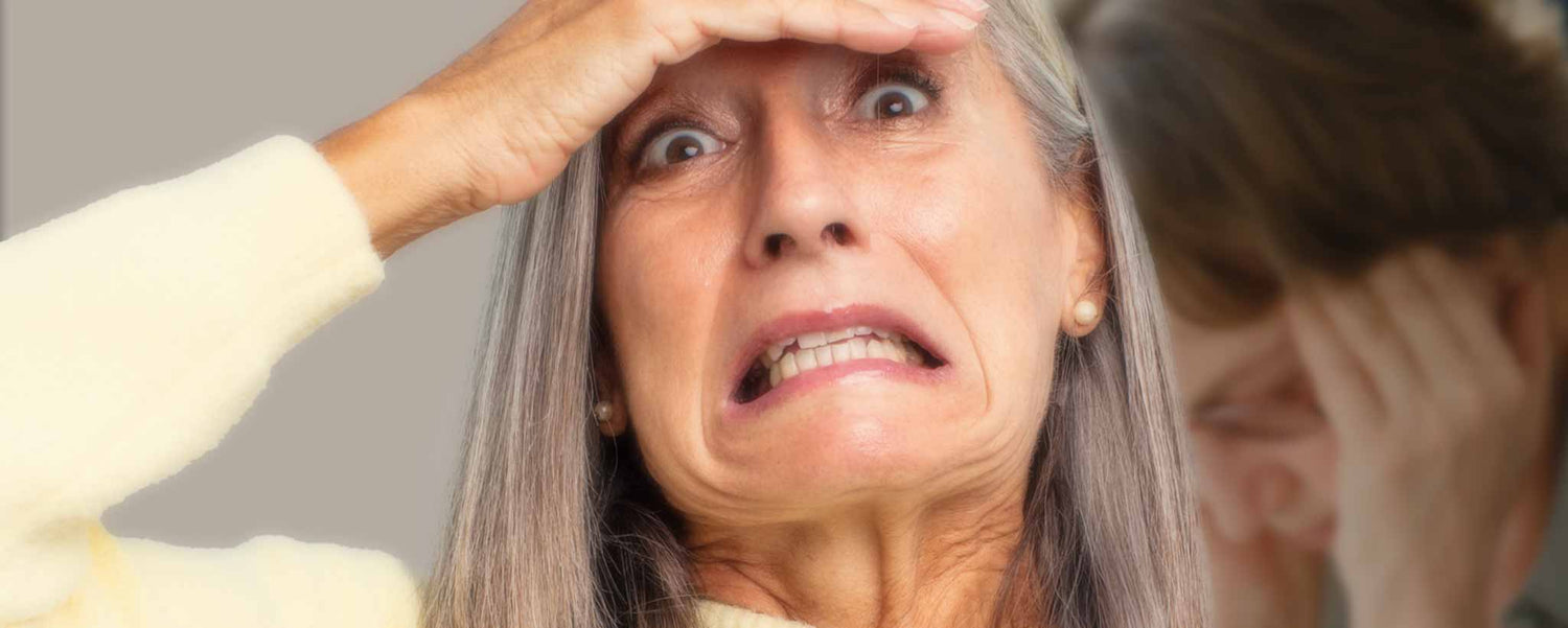 Grief stricken woman