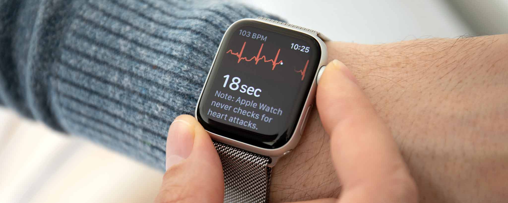 'Apple Watch heart monitor'