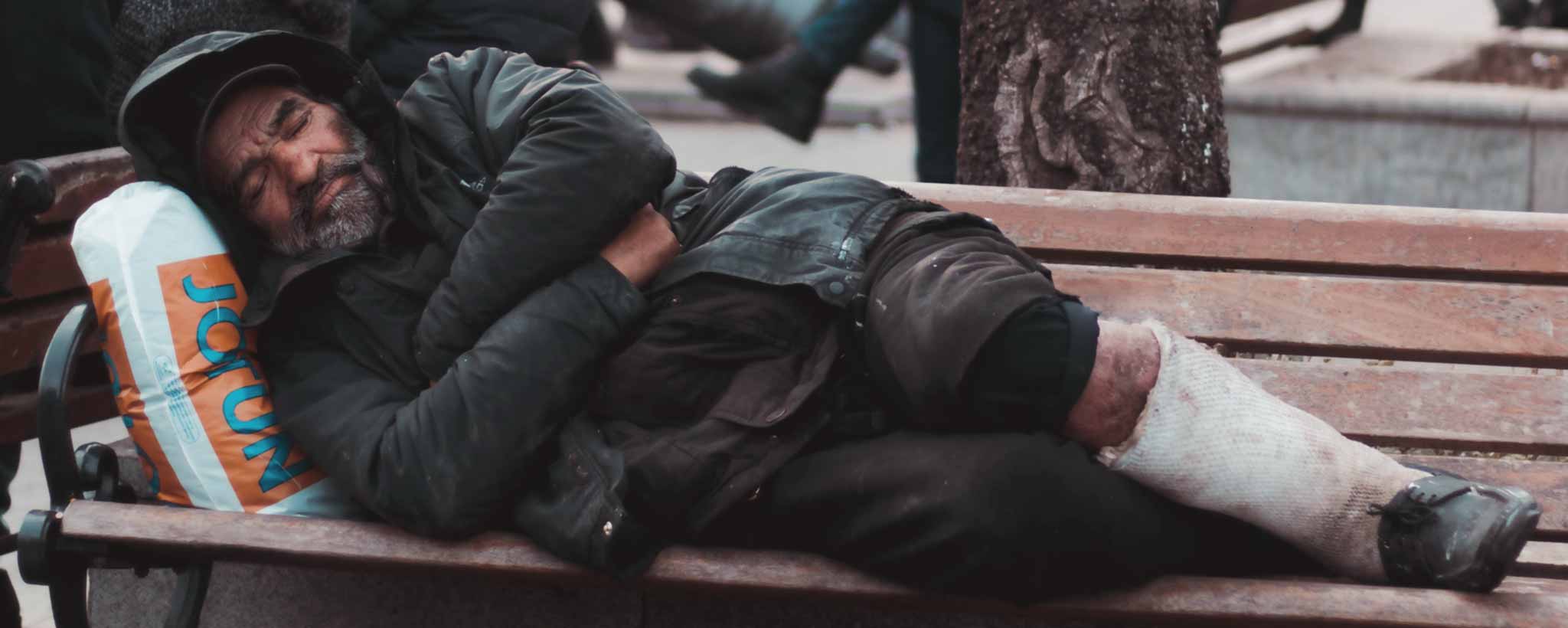 'Even Homeless Wear Masks'