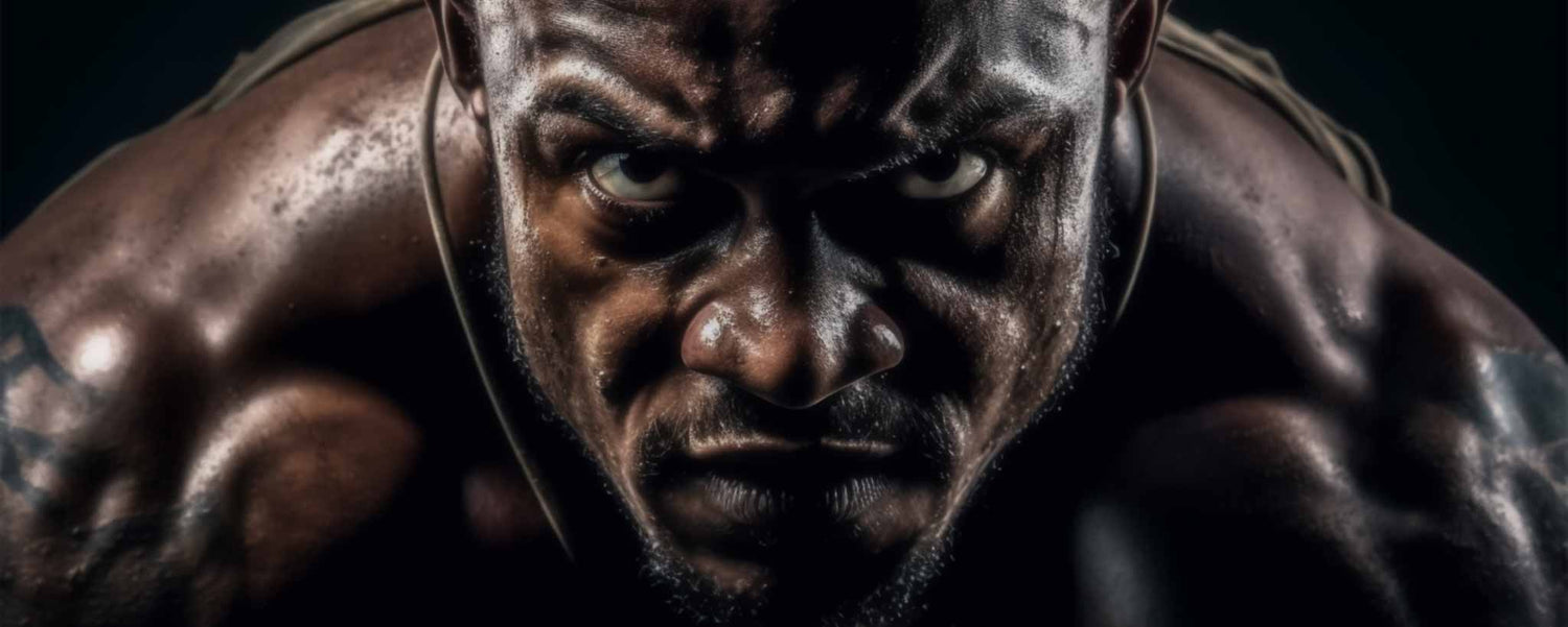 A dark menacing fighter. (ai)