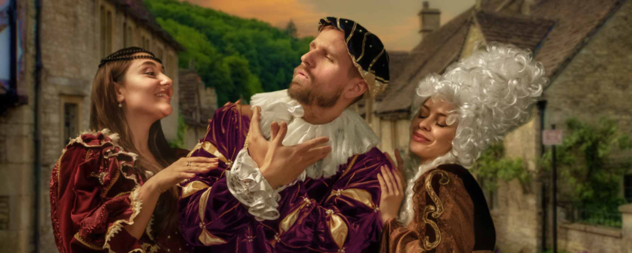 'Nineteenth-century debutants swoon over a prince.'