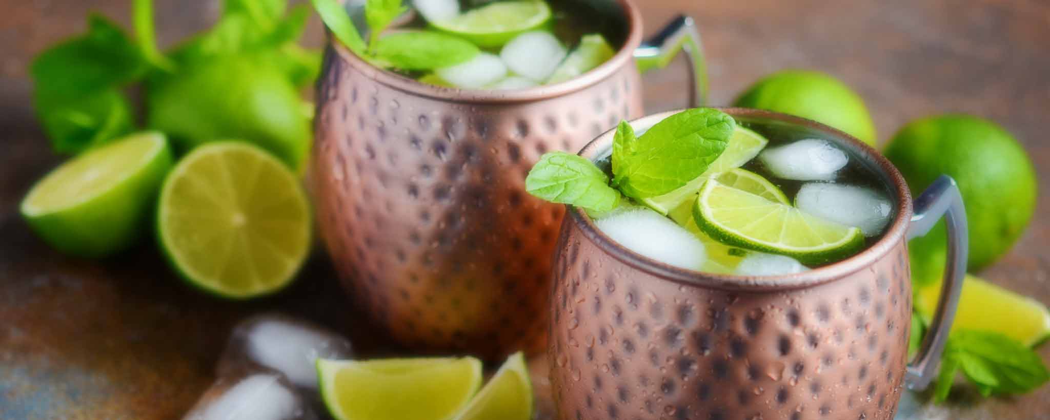'Moscow mule cocktails'