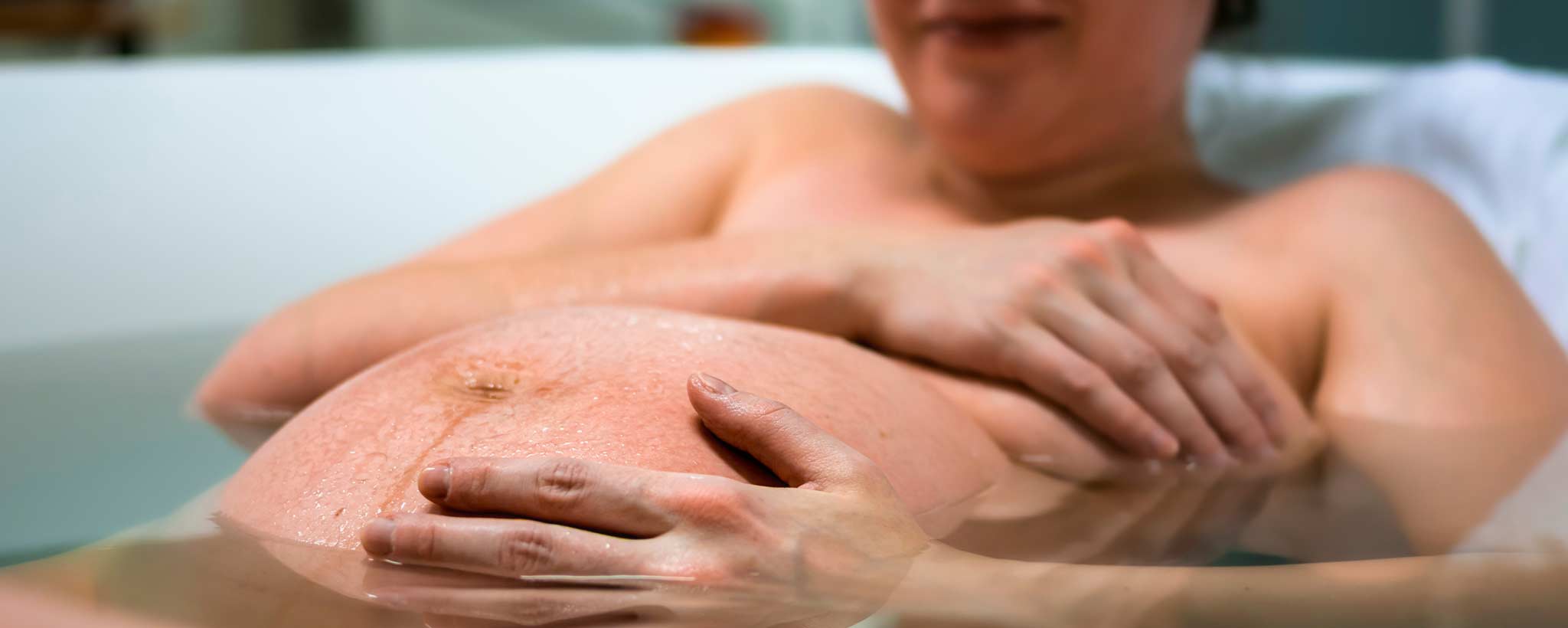 'Female in birthing pool'