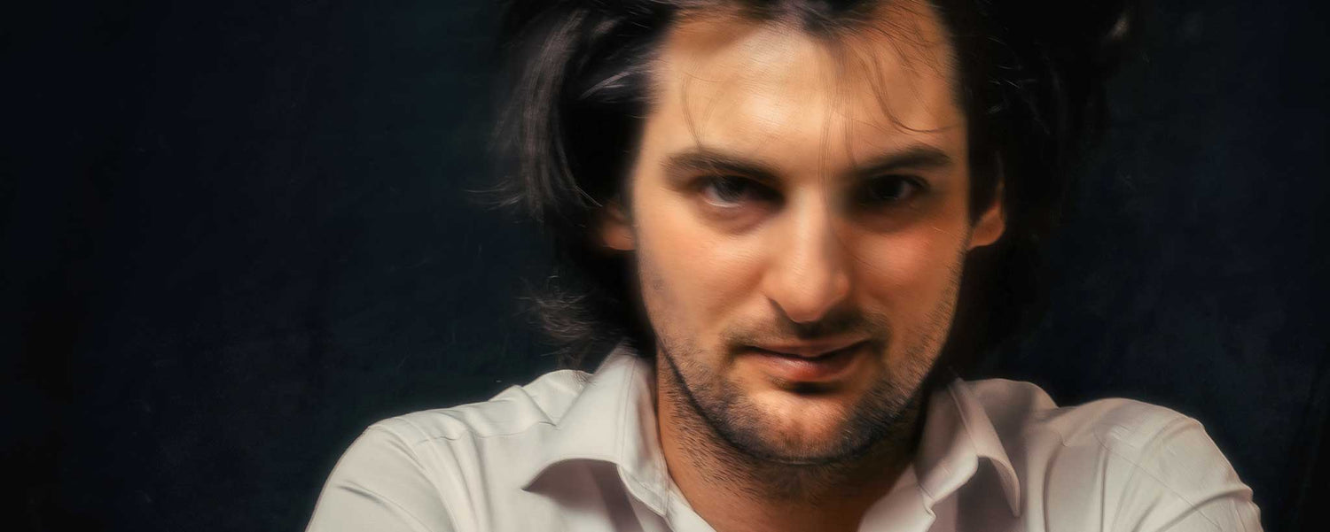 A portrait of a male mental health patient.