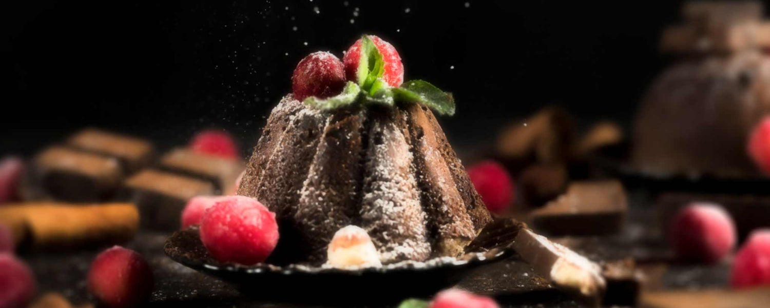 Small chocolate cake