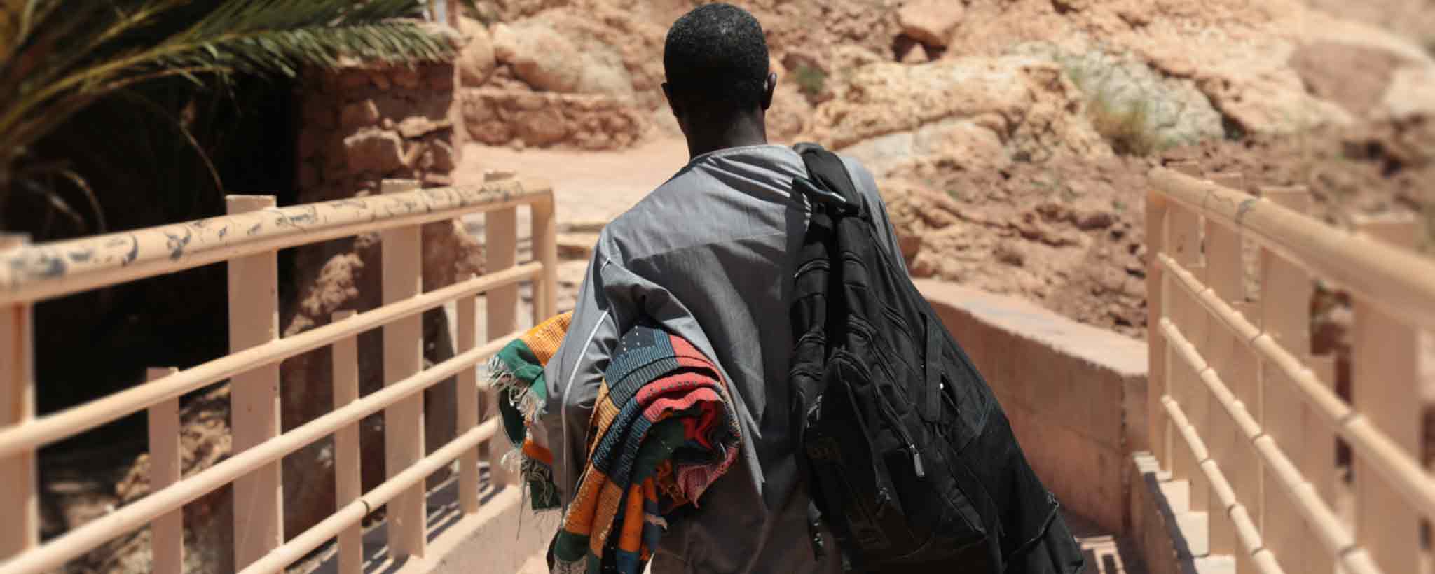 'Walking refugee'