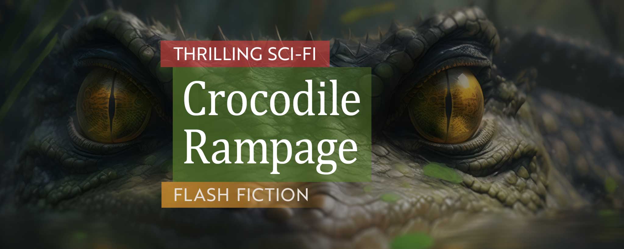 'Menacing crocodile eyes (ai)'