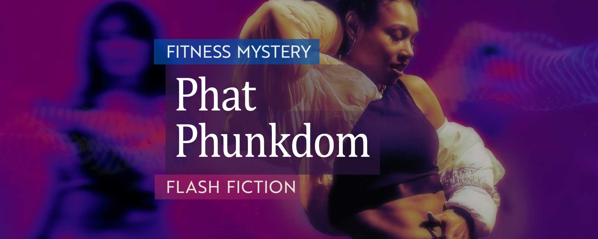'A dancing hip-hop female against a vibrant violet background.'