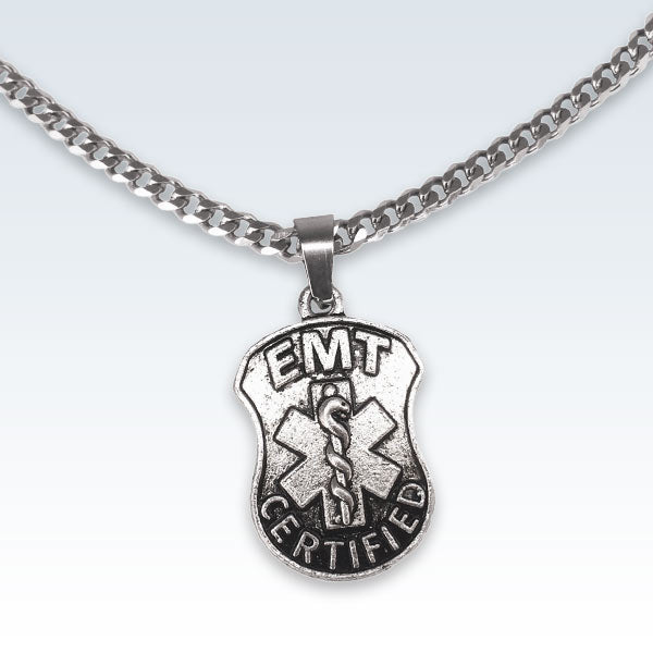 Emergency Medical Technician EMT Metal Pendant