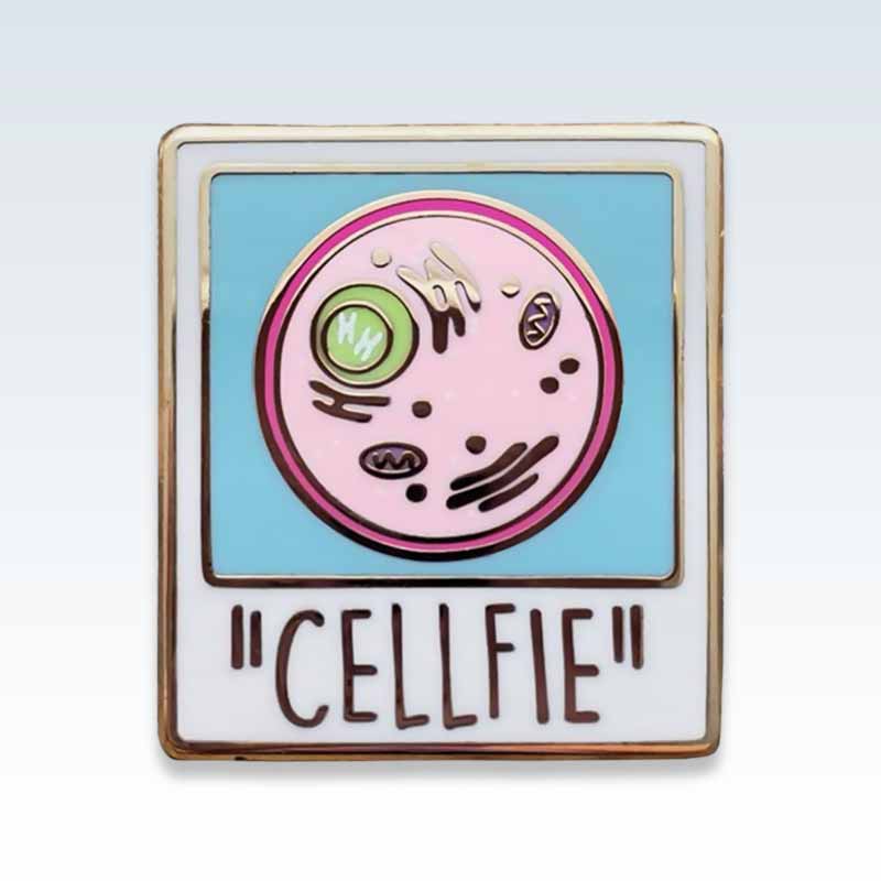 Cellfie Lapel Pin