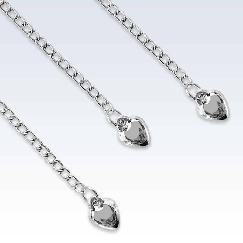 Silver 3 Inch Necklace Extension Detail