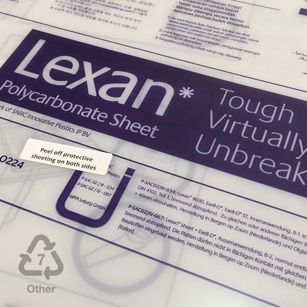 Replacement Polycarb Header Overlay