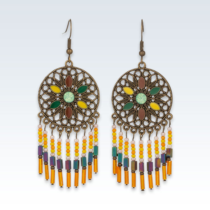 Ethnic Dangle Drop Earrings