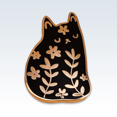 Fat Cat Lapel Pin