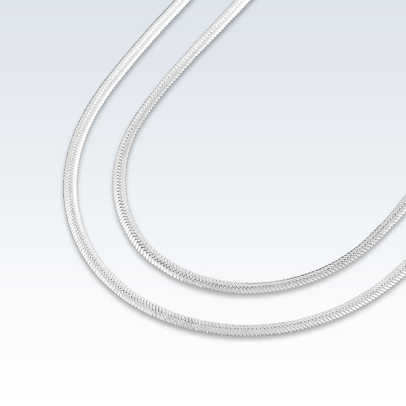 Stainless Steel Flat Snake 2mm