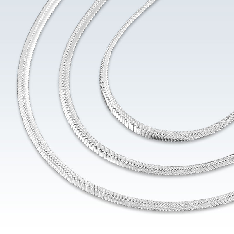 Stainless Steel Flat Snake 3mm