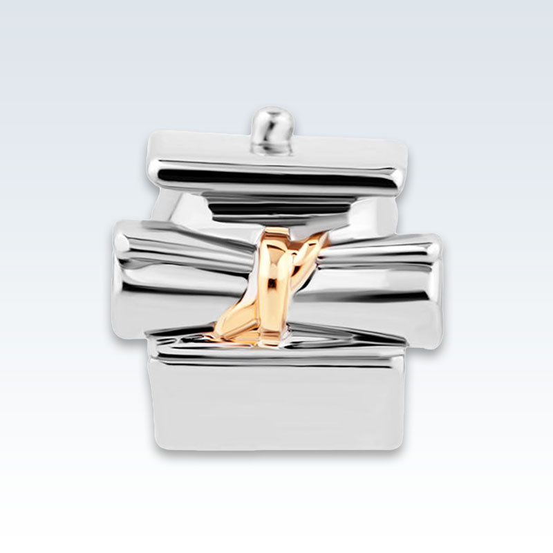 Graduation Metal Charm Back