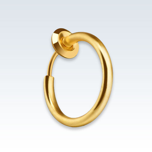 Hoop Clip-On Earring Gold
