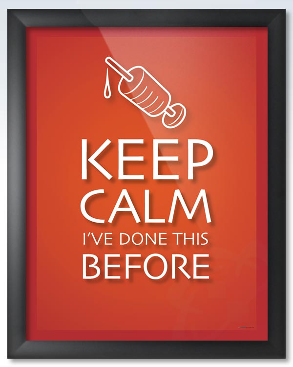 Keep Calm Done This Before DeuPair Flip Frame