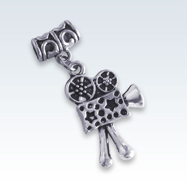 Movie Antique Metal Charm Back
