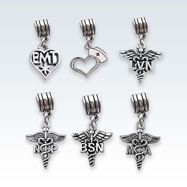 Medical Caduceus Charms