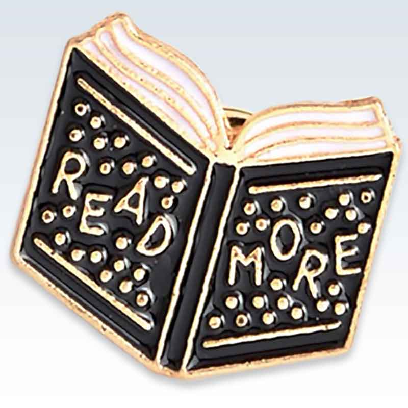 Read More Book Lapel Pin Detail