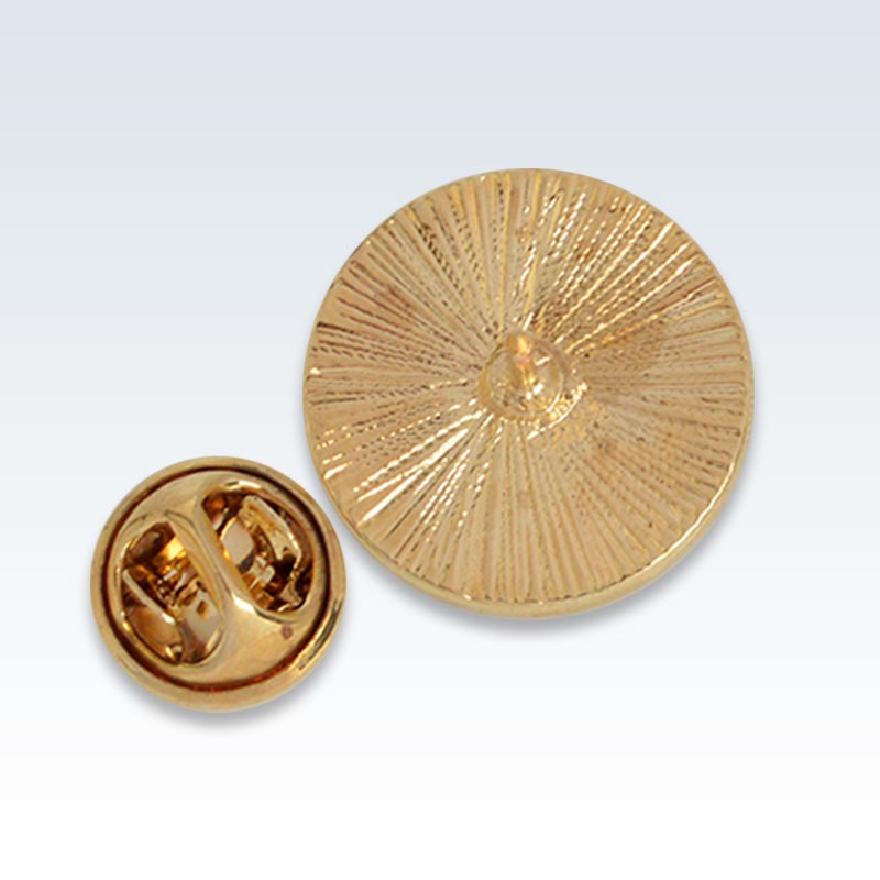 RN White Enamel Lapel Pin Back