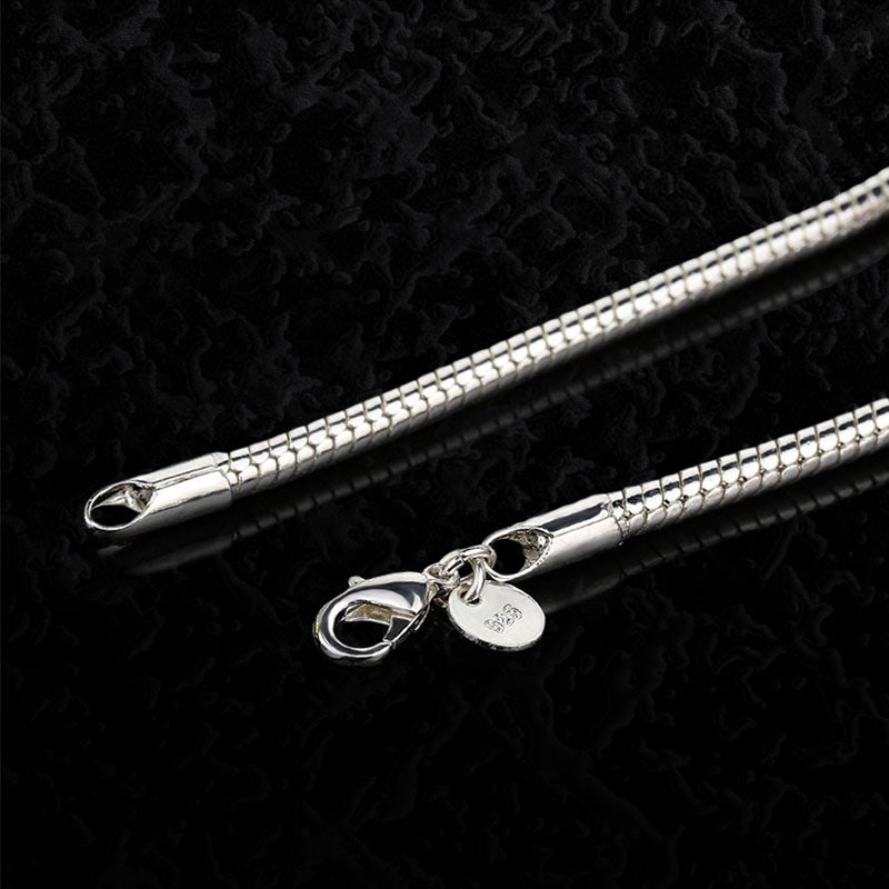 Sterling Silver Snake Bracelet Ends