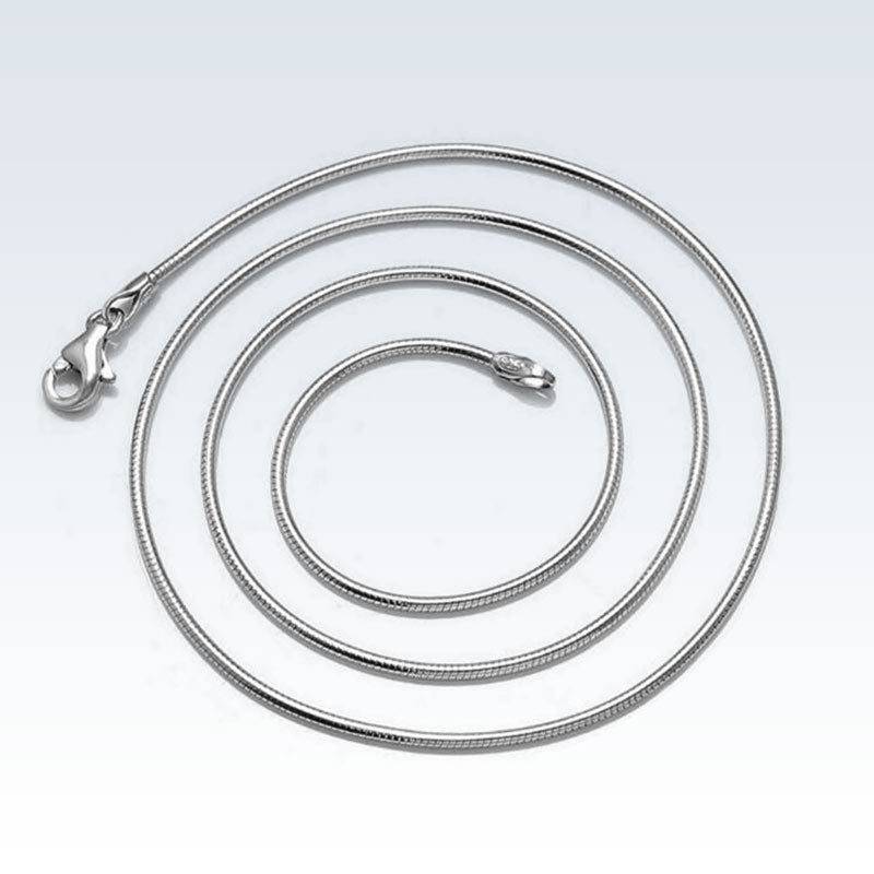 Silver Plated Snake Necklace