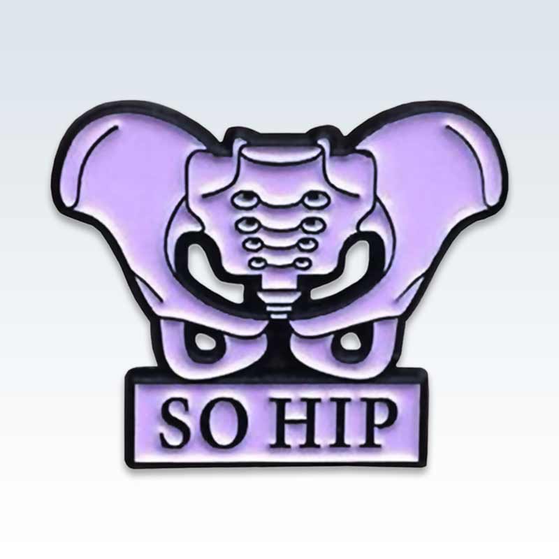 Lavender So Hip Lapel Pin