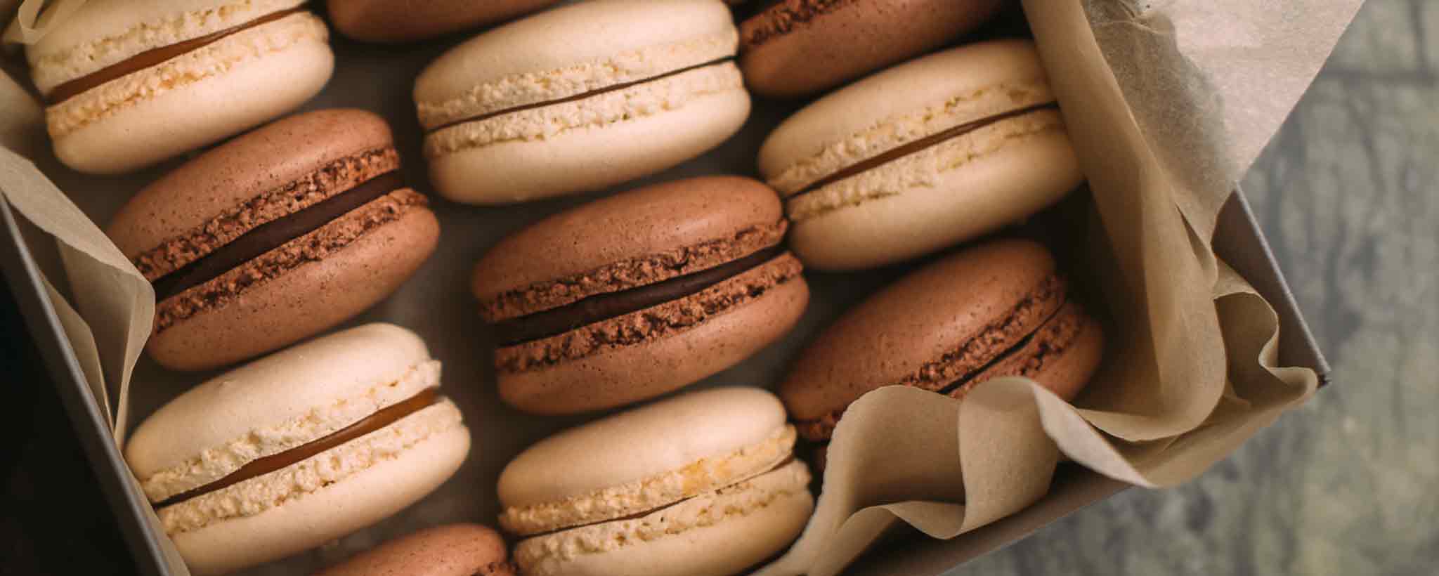 'Boxed macaroons'