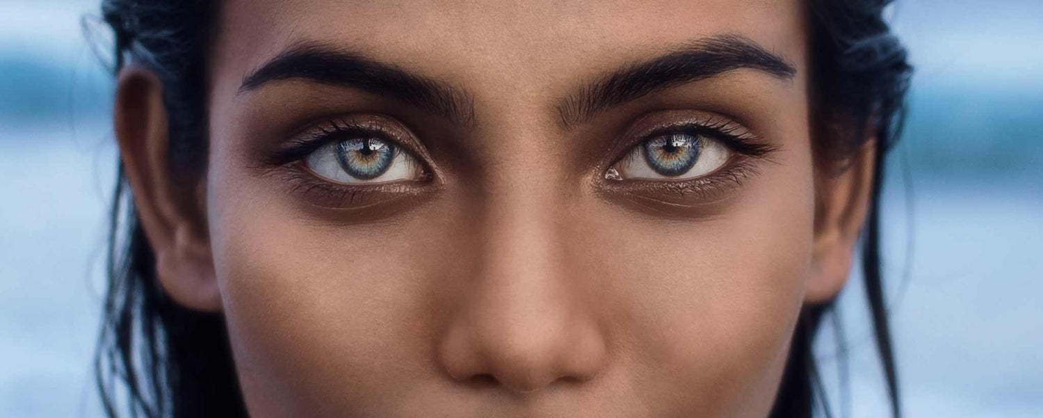 Beautiful female face
