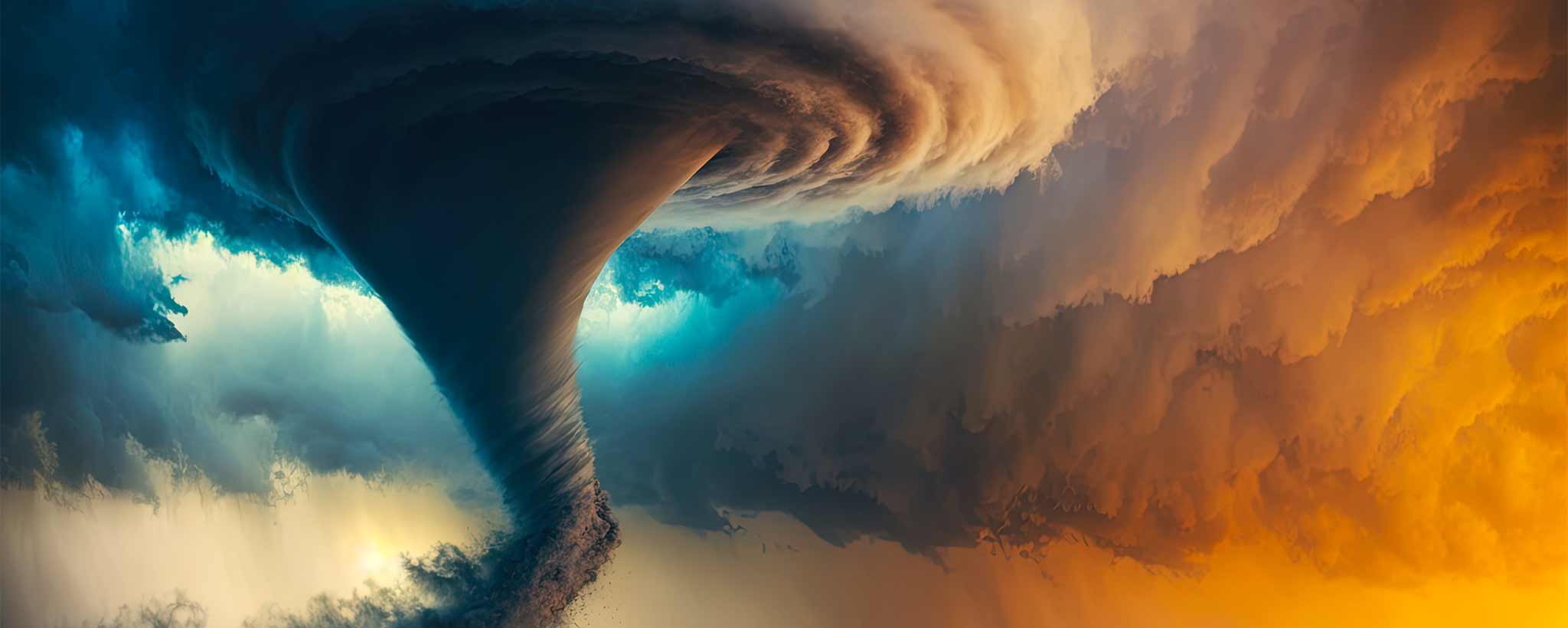 'An ominous spiraling tornado.(ai)'