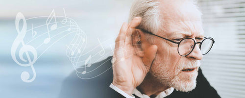 Elderly man with diplacusis