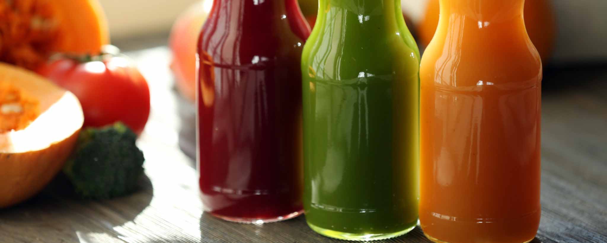 'Fresh bottled juices'