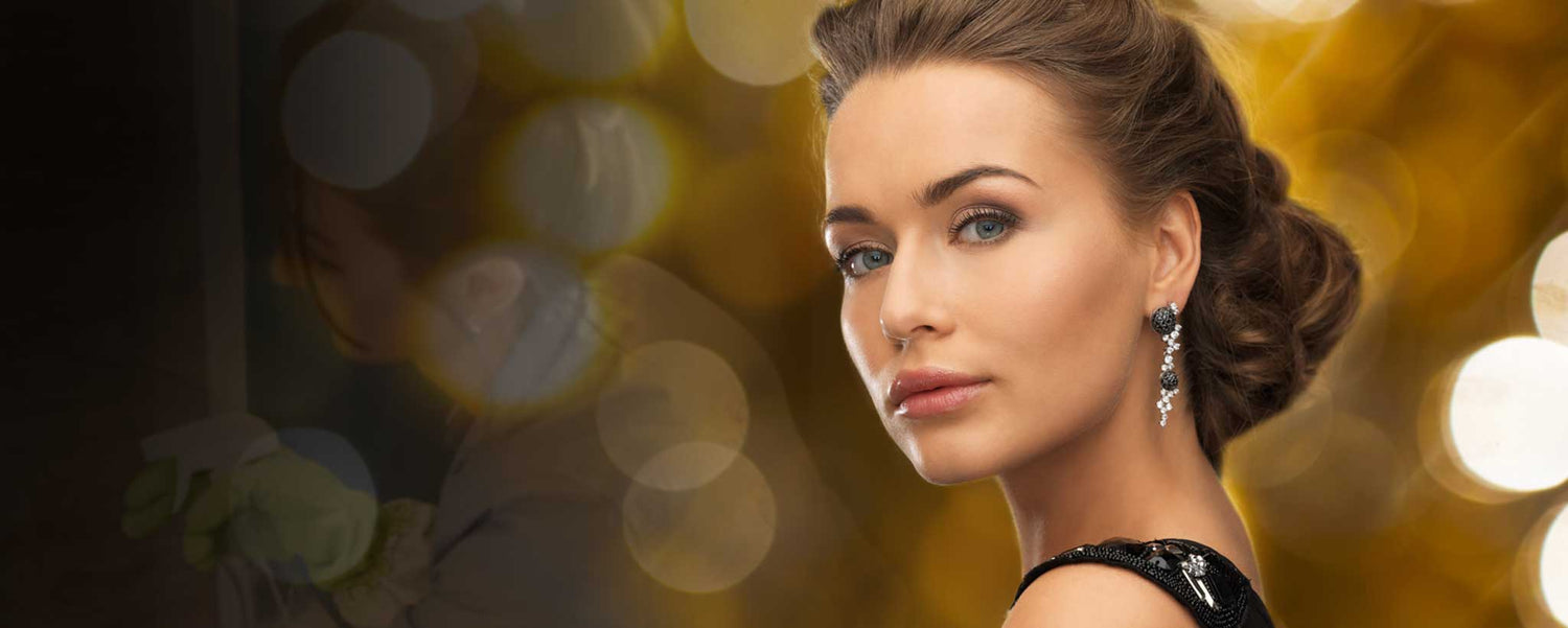 A portrait of beautiful lady amidst diffused lighting.