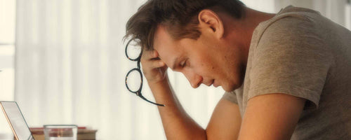 Stressed out man