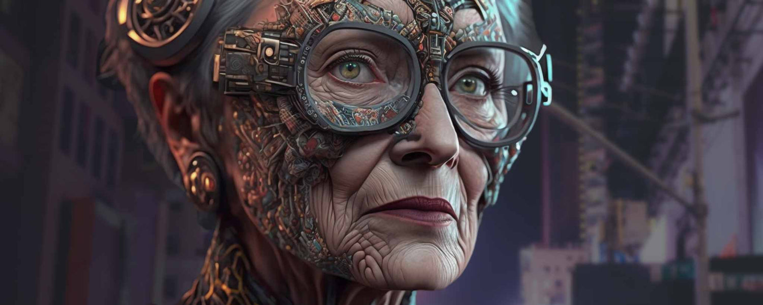 Mature steampunk lady (ai)