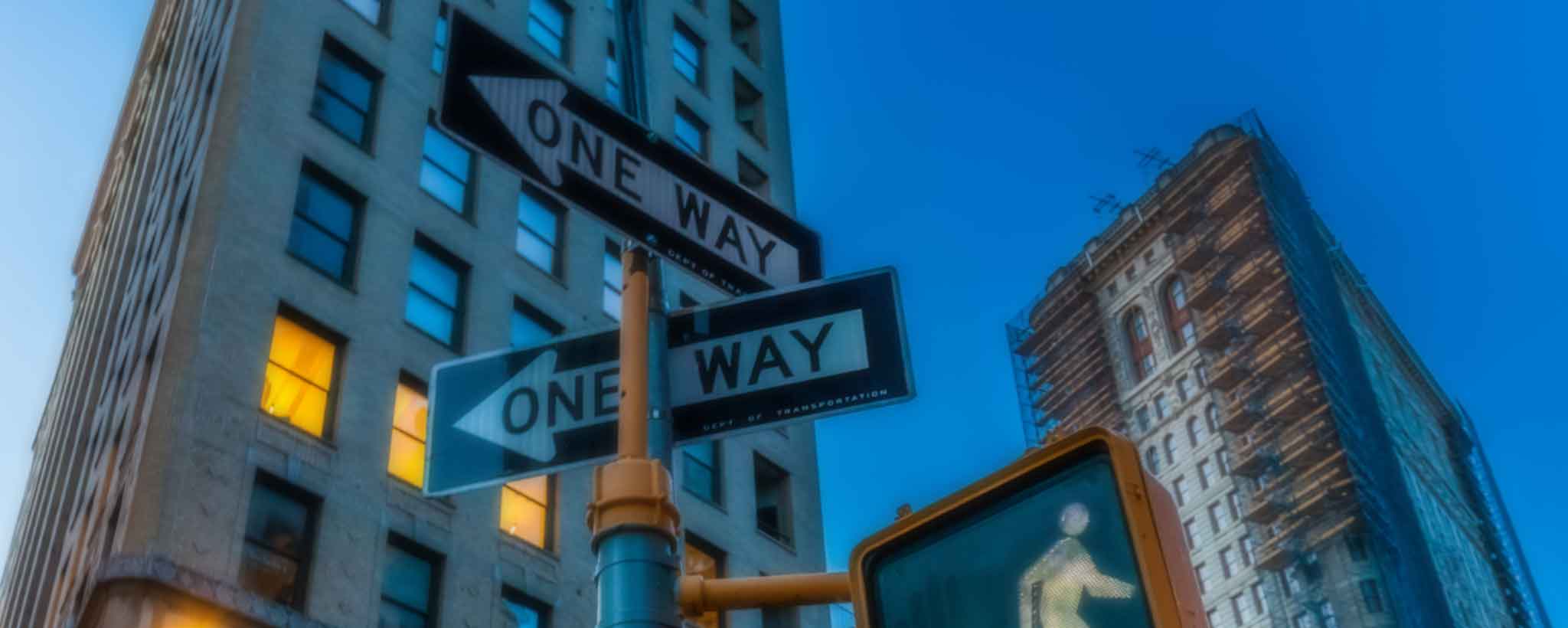 'New York intersection'