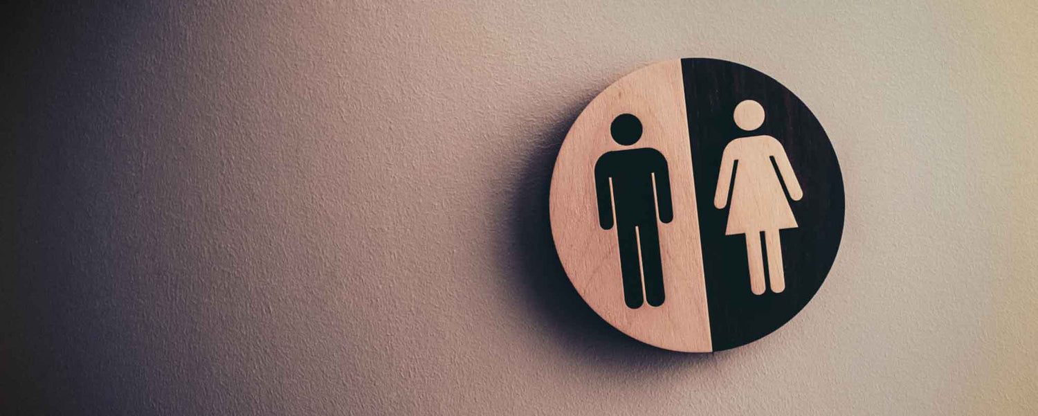 Restroom gender signs