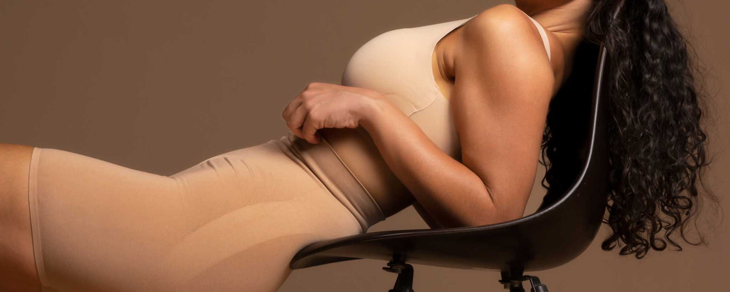 Female profile wearing shapewear