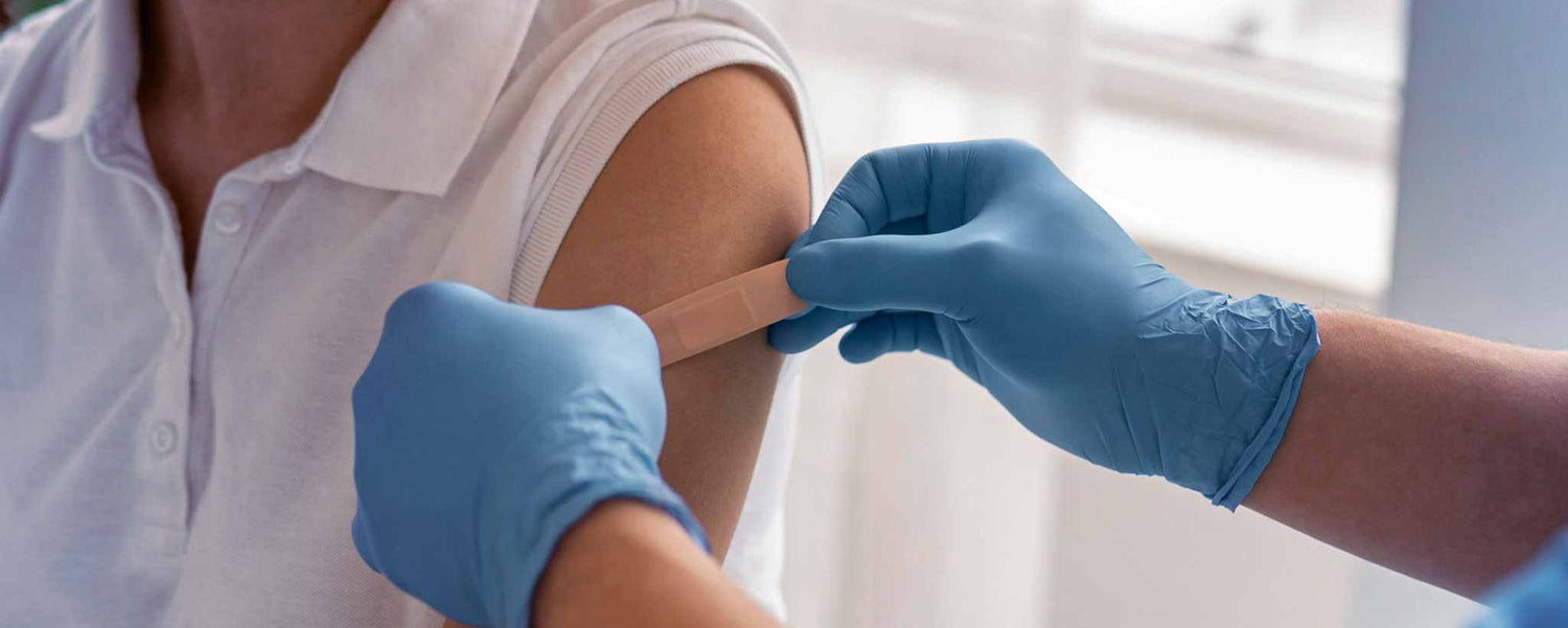 Vaccination bandage
