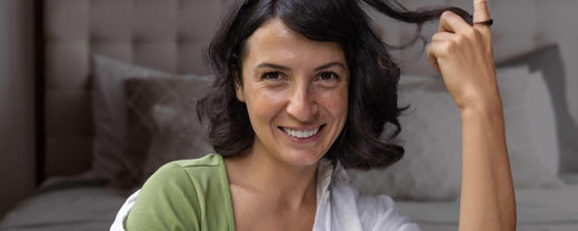 Intimate senior couple